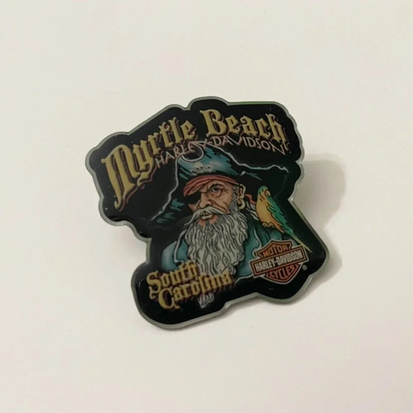 2005 Harley Davidson Myrtle Beach South Carolina Pirate Parrot Pin Biker - Picture 11 of 11